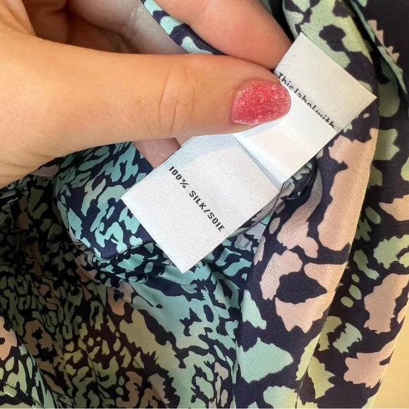 DIANE VON FURSTENBERG long sleeve cheetah print dress - Picture 4 of 6